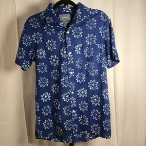 Bonobos Men's Slim Fit Short Sleeve Small Button Down Shirt‎ Floral Print